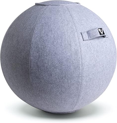 Silla de pelota sentada, silla de bola de yoga, silla de pelota de ejercicio para escritorio de oficina en casa, pelota de estabilidad para fitness