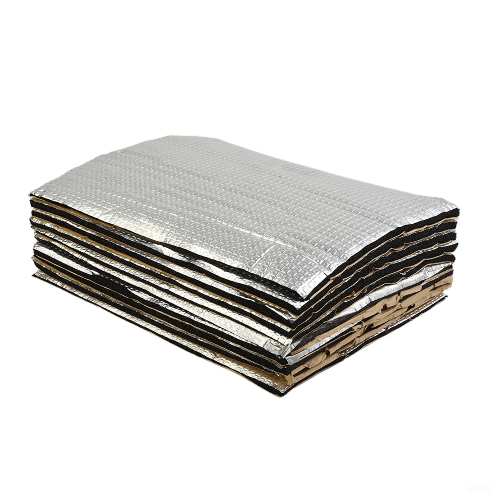20 fogli in materiale fonoassorbente e smorzante per auto e furgoni, isolamento acustico e smorzamento del rumore, insonorizzazione del furgone, spessore 5 mm