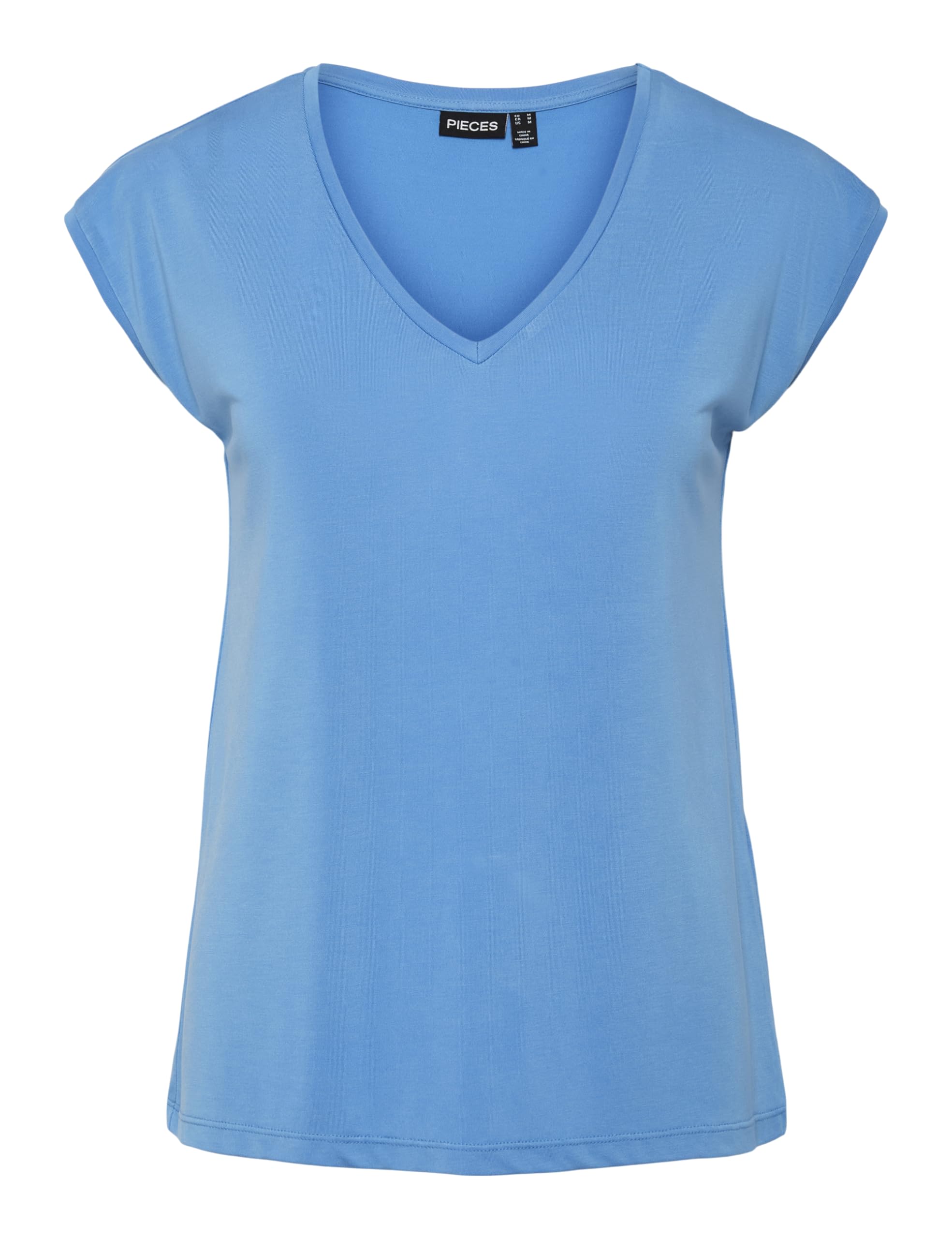 Pieces Pckamala Tee Noos Bc, Azure Blue, M