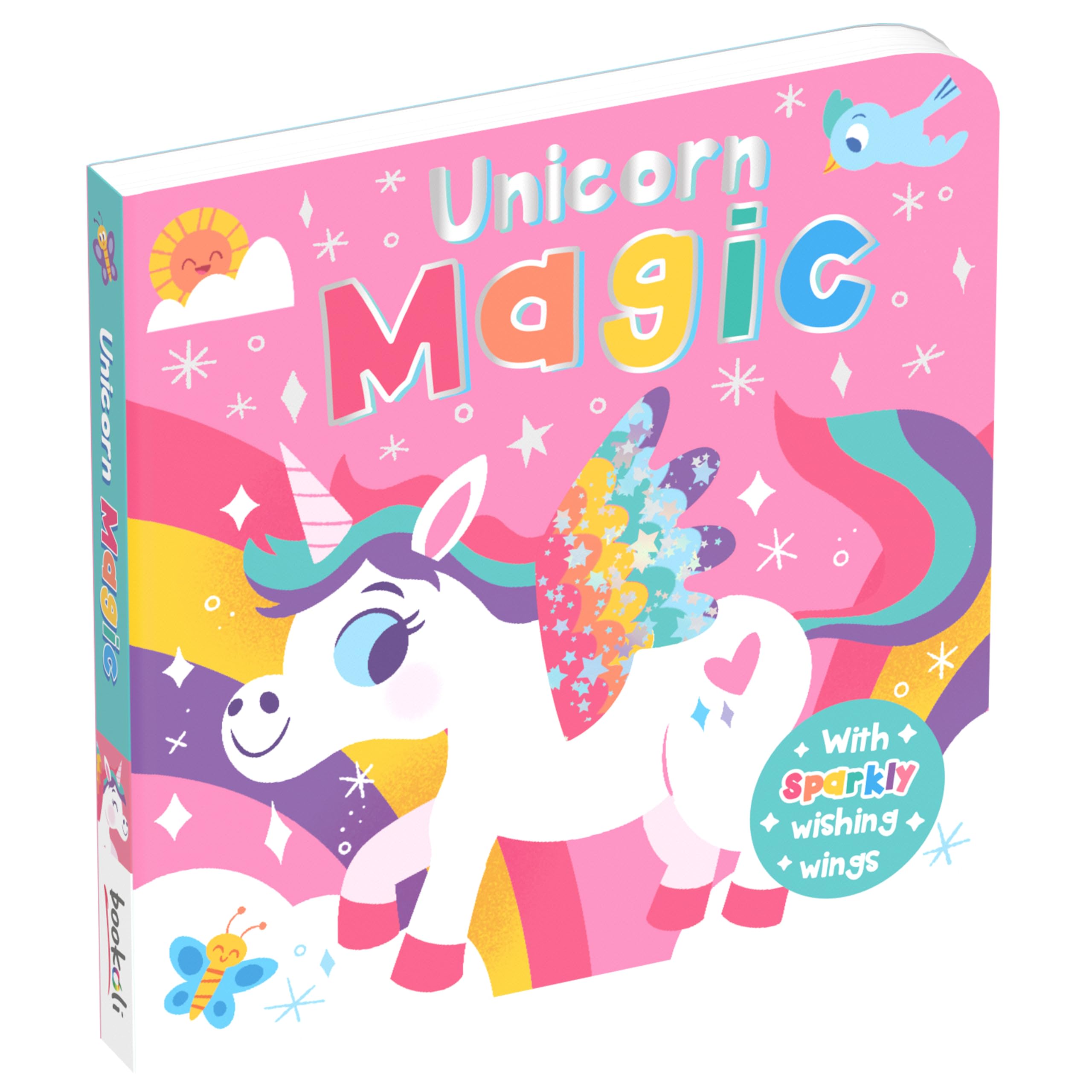 Bookoli - Unicorn Magic Board Book - 3 Years and Above - Books for Toddlers - Gifts for Girls
