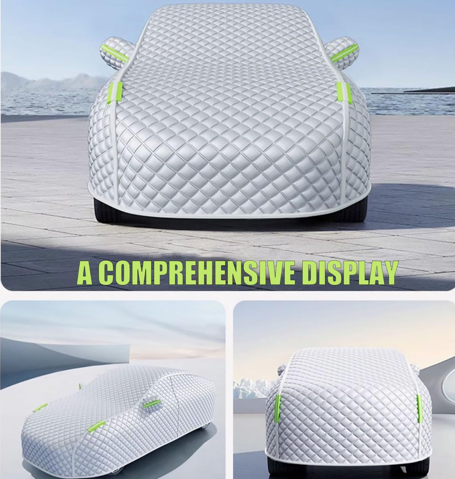 Telo Copriauto Antigrandine per Mercedes SLK R170,Telo Macchina Copriauto da Esterni Inverno,Impermeabile Anti UV Resistente Alla Neve e Antigraffio