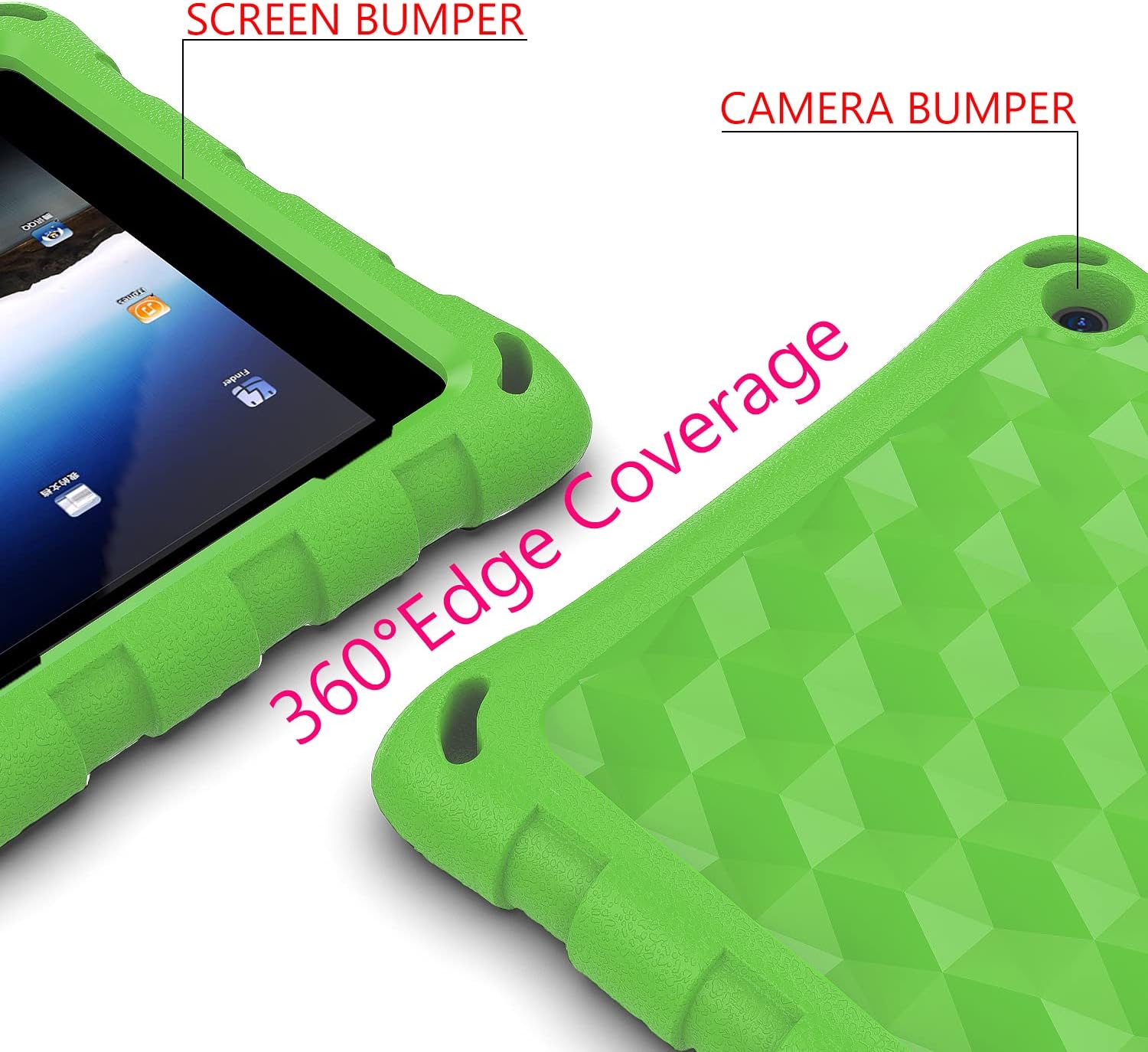 2021 New ＨＤ 10 Tablet Case,Compatible with All-New ＨＤ 10 Tablet and ＨＤ 10 Plus Tablet (Generation 11th, 2021 Release), Light Weight Kids Shock Proof Cover for ＨＤ 10 Tablet (Green)