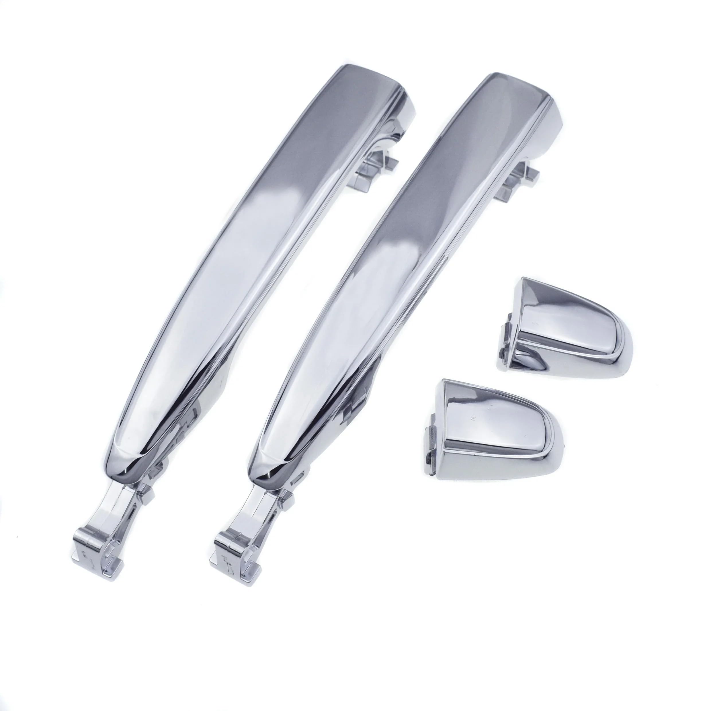 Hufagyg 2Pcs Rear Lh Rh Kit Chrome Car Outside Door Handle Front Rear Left Right For Toyota
