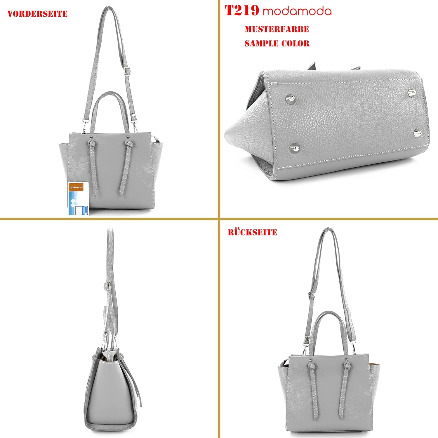 Borsa Da Donna Piccola In Pelle - Modello T219, Elegante E Pratica - Foto 6