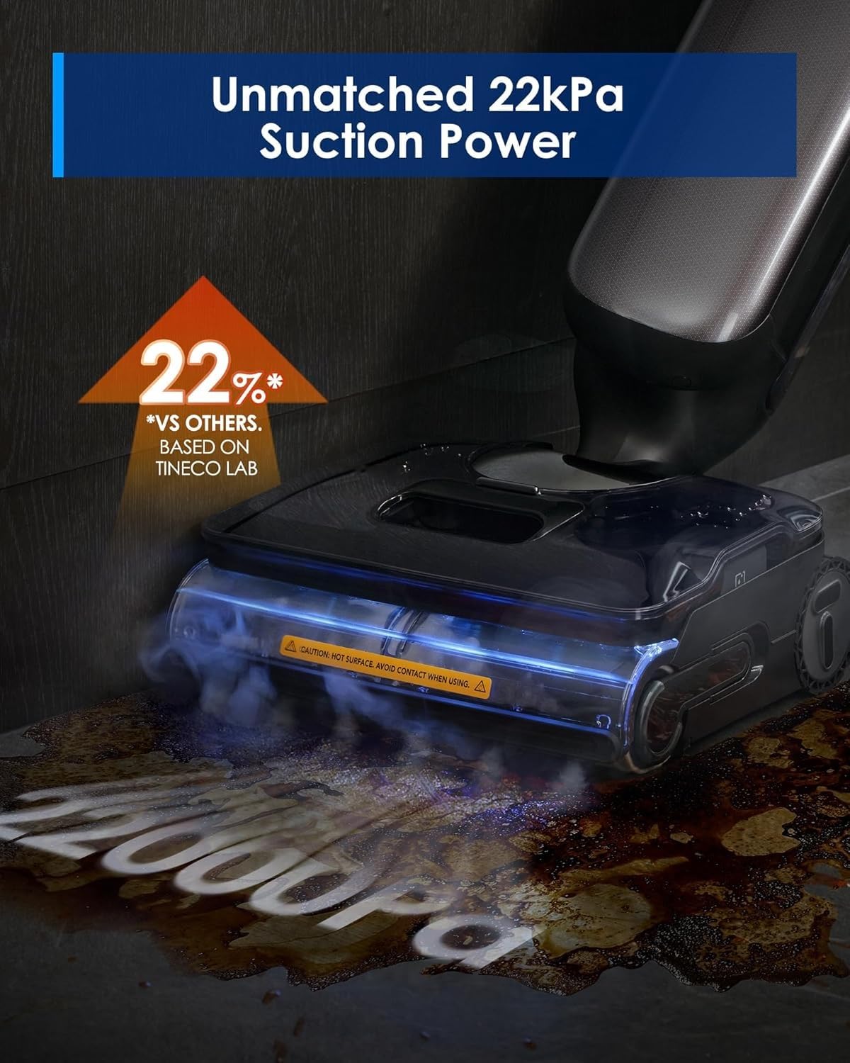 Serbatoio acqua pulita 0,88L e serbatoio acqua sporca 0,75L compatibili con Tineco Floor One S9 Artist Steam / S9 Artist Steam Pro, accessori di ricambio per aspirapolvere lavapavimenti(CWT)