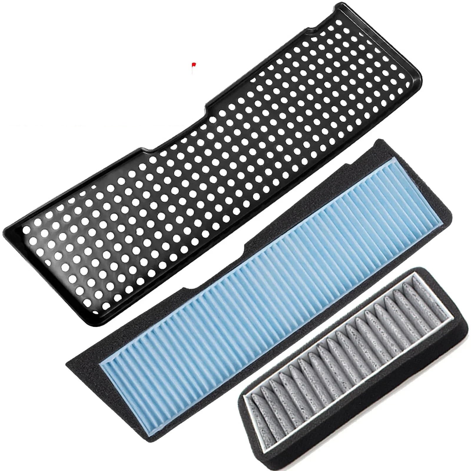 Xnofzwt 3Pcs A Set Car Air Cabin Air Filters Fit For Tesla Model 3 2021-2025 Conditioning Air Inlet Filter Purifying Air Filter Car External Filter Element(3Pcs A Set)