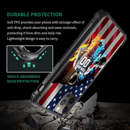 Miniatura 2 de DJSOK Funda personalizada de baloncesto para Apple iPhone 14 Pro Max Plus13 12 11 MiniXs X Xr7 8 Plus SE2 2020 para hombres y mujeres, regalo para