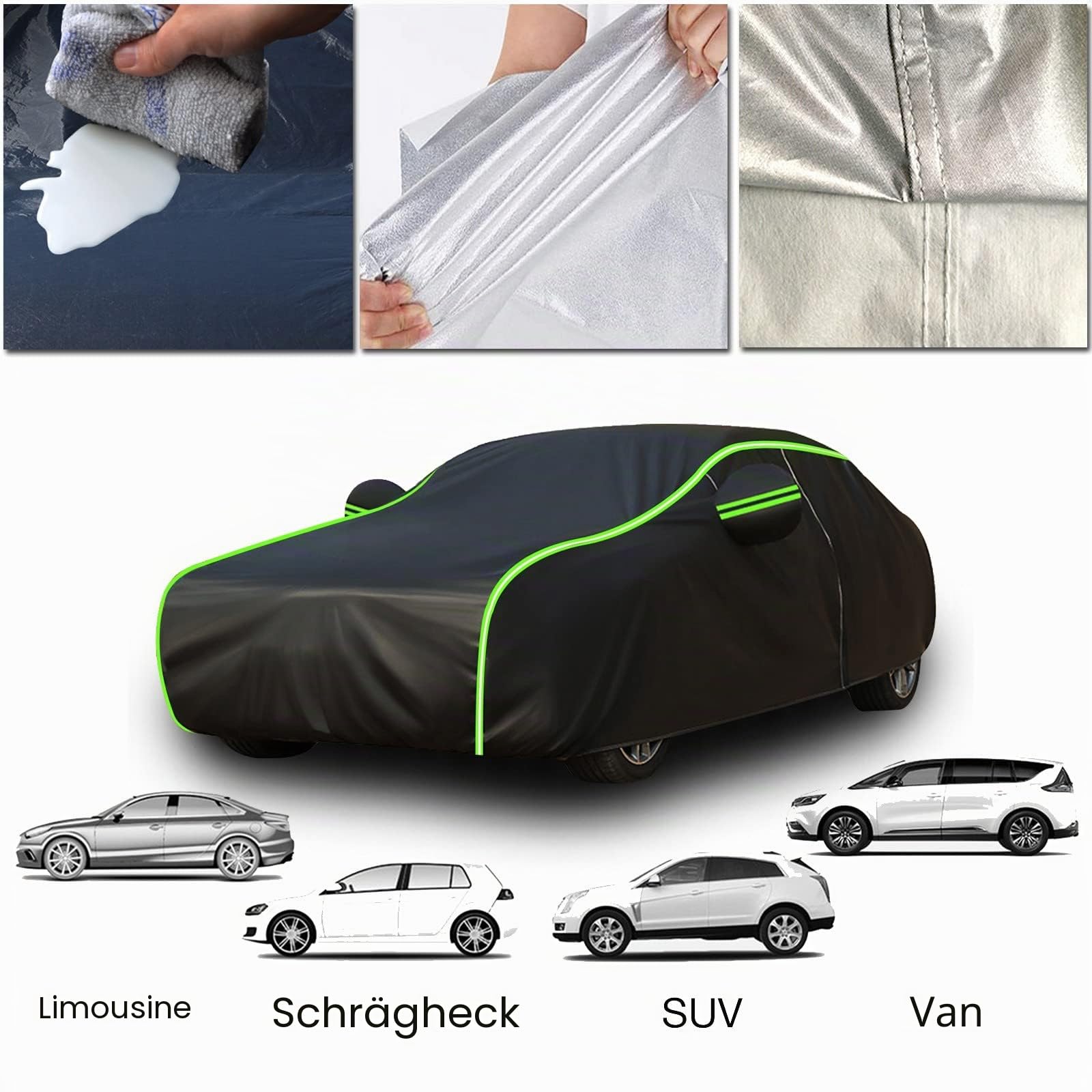 Autoabdeckung für V-W Golf I Cabrio 1979-1994 Cabriolet, Auto abdeckplane Soft Outdoor autohülle autoplanen & garagen autoschutzhülle atmungsaktiv