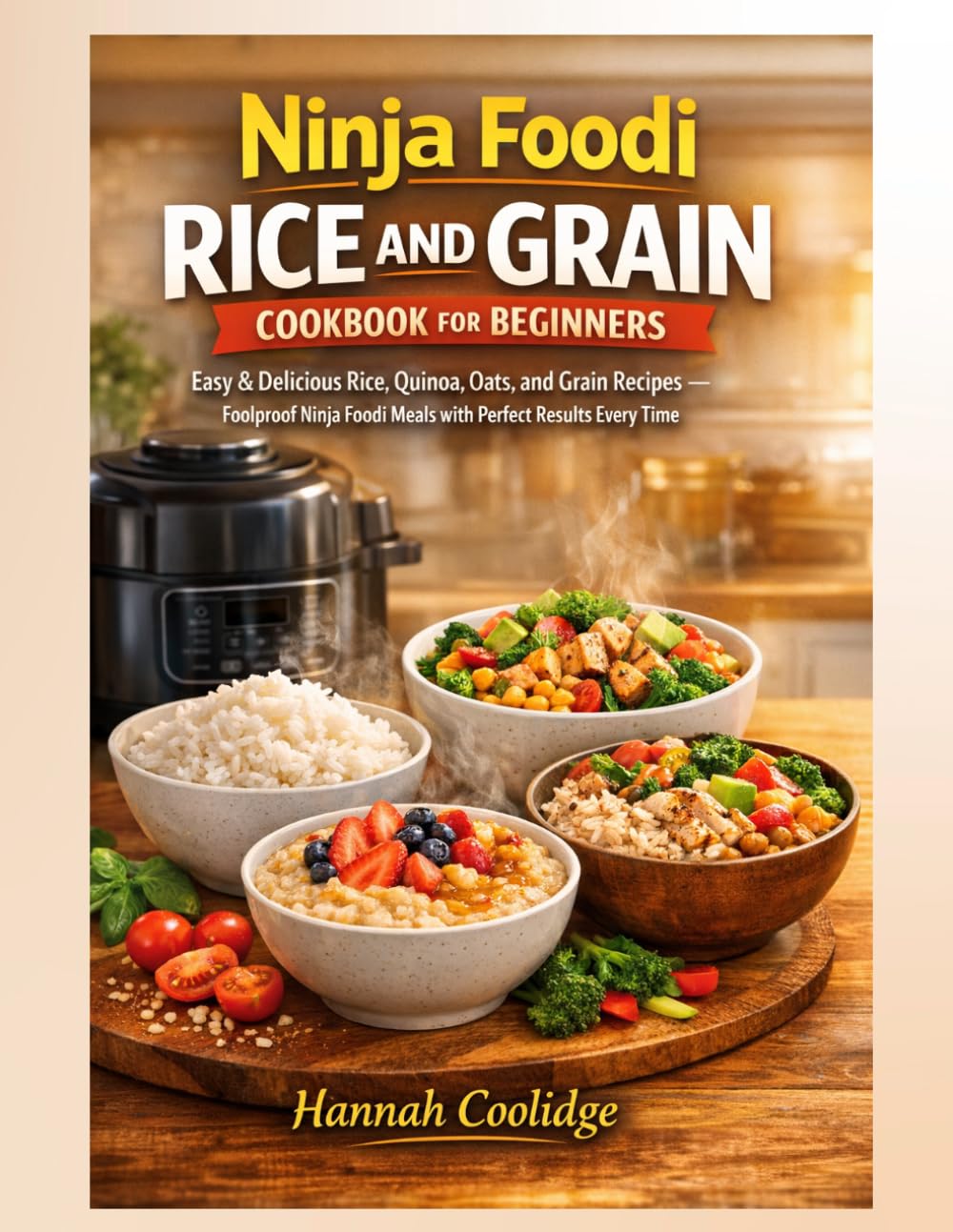 Ninja Foodi Rice and Grain Cookbook For Beginners: Easy & Delicious Rice, Quinoa, Oats, and Grain Recipes — Foolproof Ninja Foodi Meals with Perfect Results Every Time