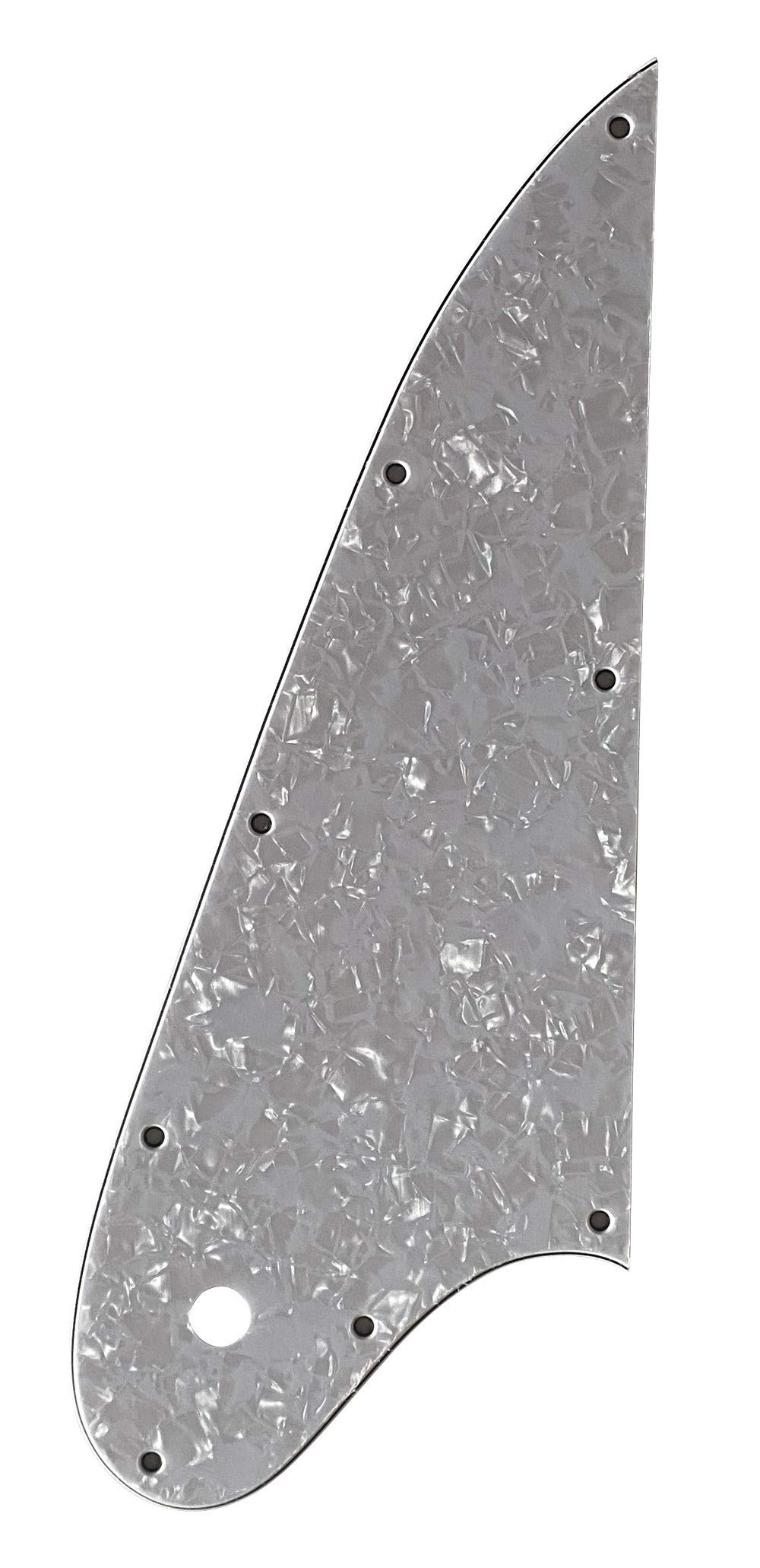 Custom Guitar Pickguard For Standard Firebird Style Guitar (4 Ply White Pearl)