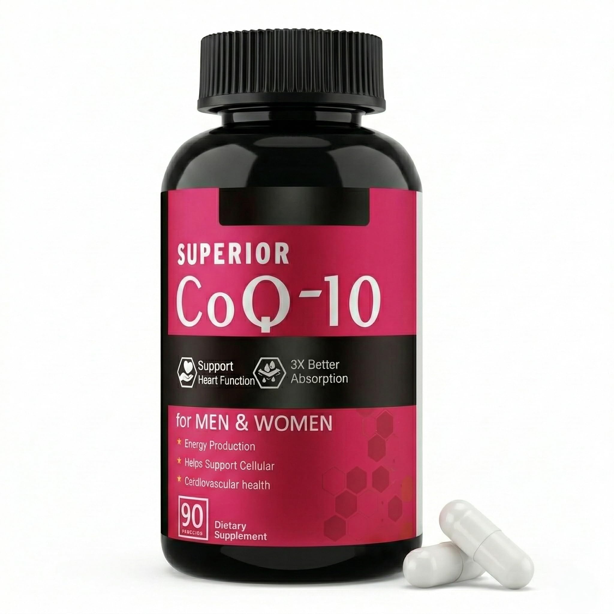 Coenzima Q10 300mg | 90 Capsule Vegane | Alta Assorbibilità