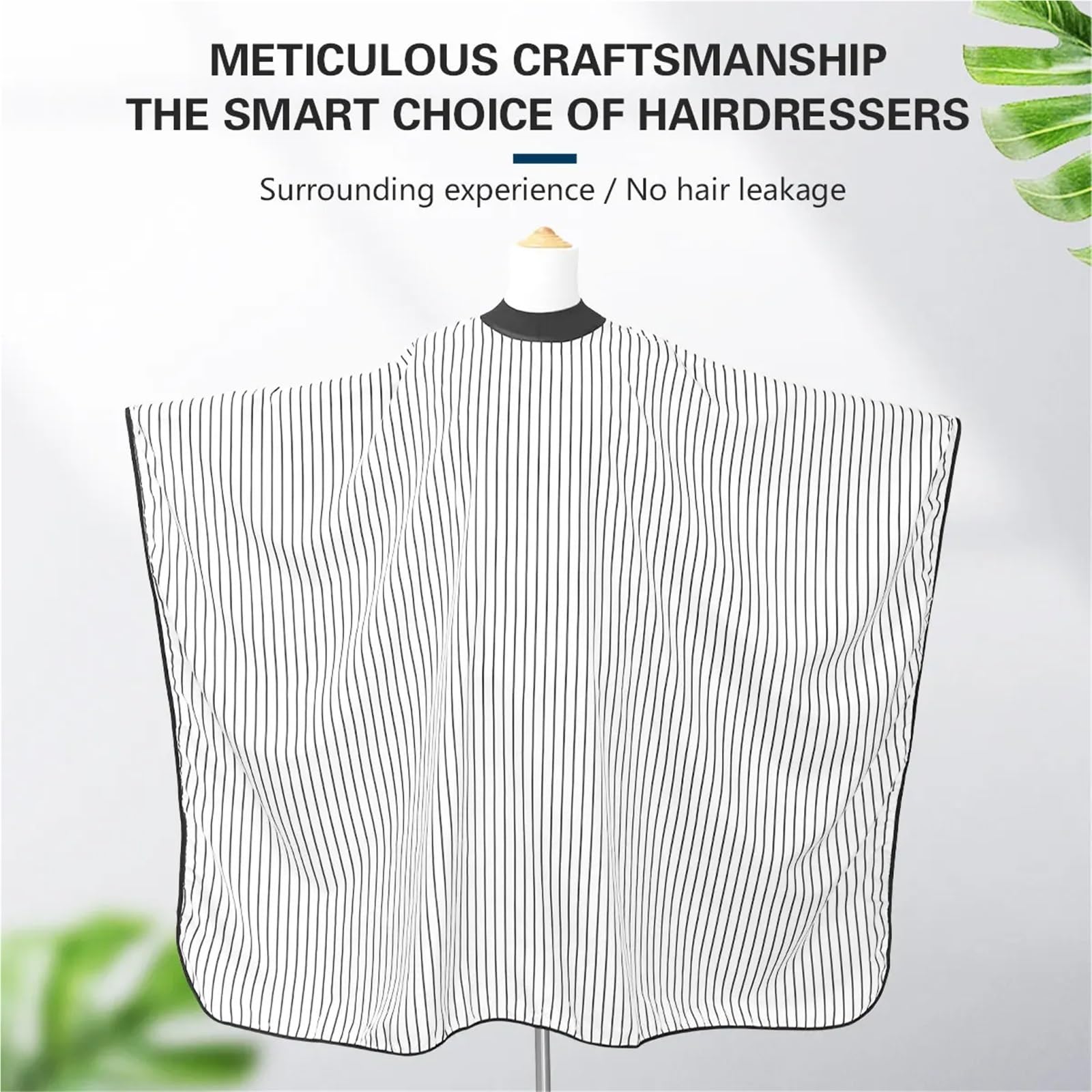 Capa Peluqueria Barbería Corte de Pelo paño antiestático Corte de Pelo Impermeable salón Collar peluquería Delantal for Peluquero Capas de peluquería Herramienta(6PCS)