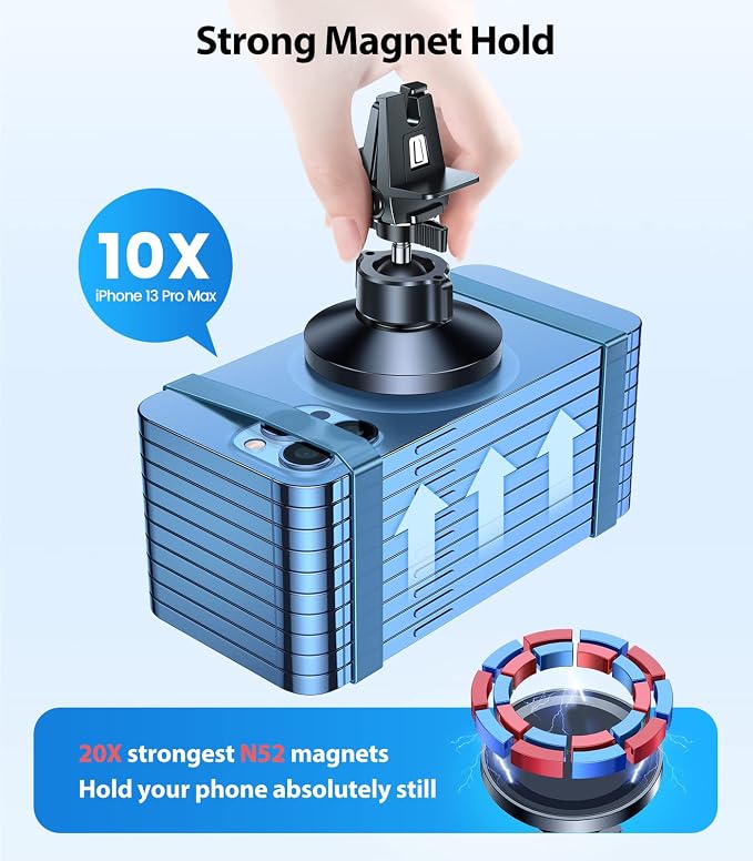 Soporte magnético para celular VICSEED para coche miniatura 3