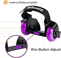 Vista 3 de Nuevos patines de tacón de rebote - Jet Wheelies para zapatos - Patines de tacón ajustable para niños - Talla única