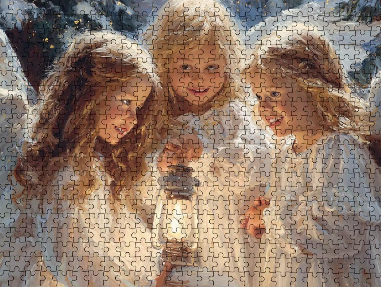Puzzle per Adulti 5000, Ala Ragazza, legno Classico Puzzles LDYQS6-461
