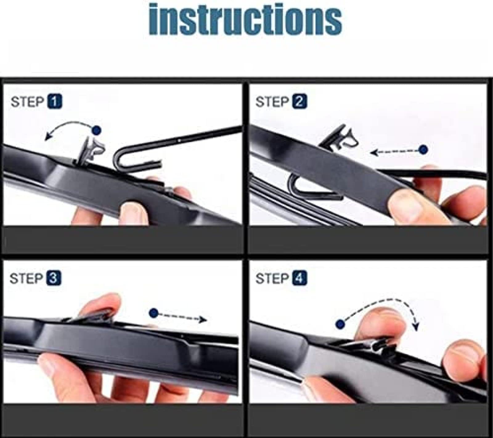 Windscreen Wipers, Front Wiper Blades For Renault Master MK3 2010-2023 26 Inch 26 Inch Windscreen Wiper Blades - View #3