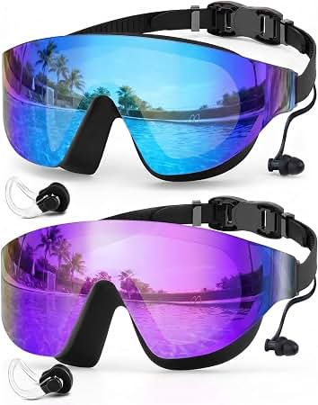 Speedo Unisex Aquapulse Pro Mirror Swimming Goggles (Pack of 1)