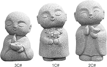 Amazon.co.jp: お地蔵様 ミニ かわいい 笑顔 地蔵菩薩 おじぞうさん