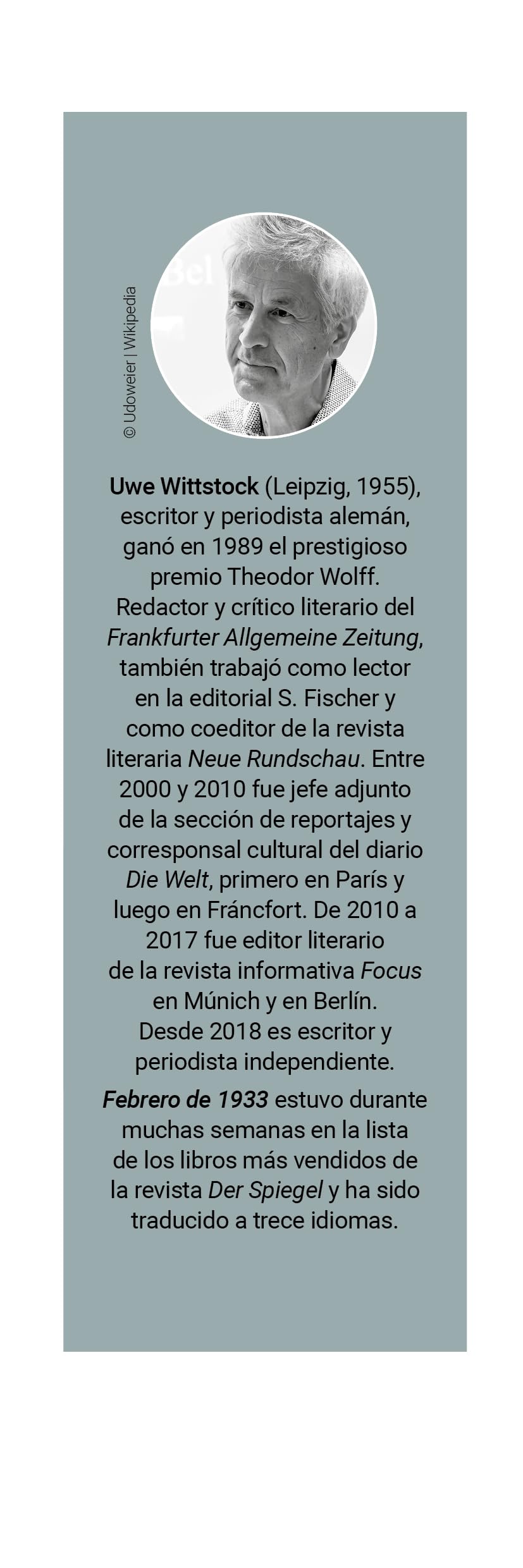 Febrero de 1933: El invierno de la literatura (La espuma de los días)