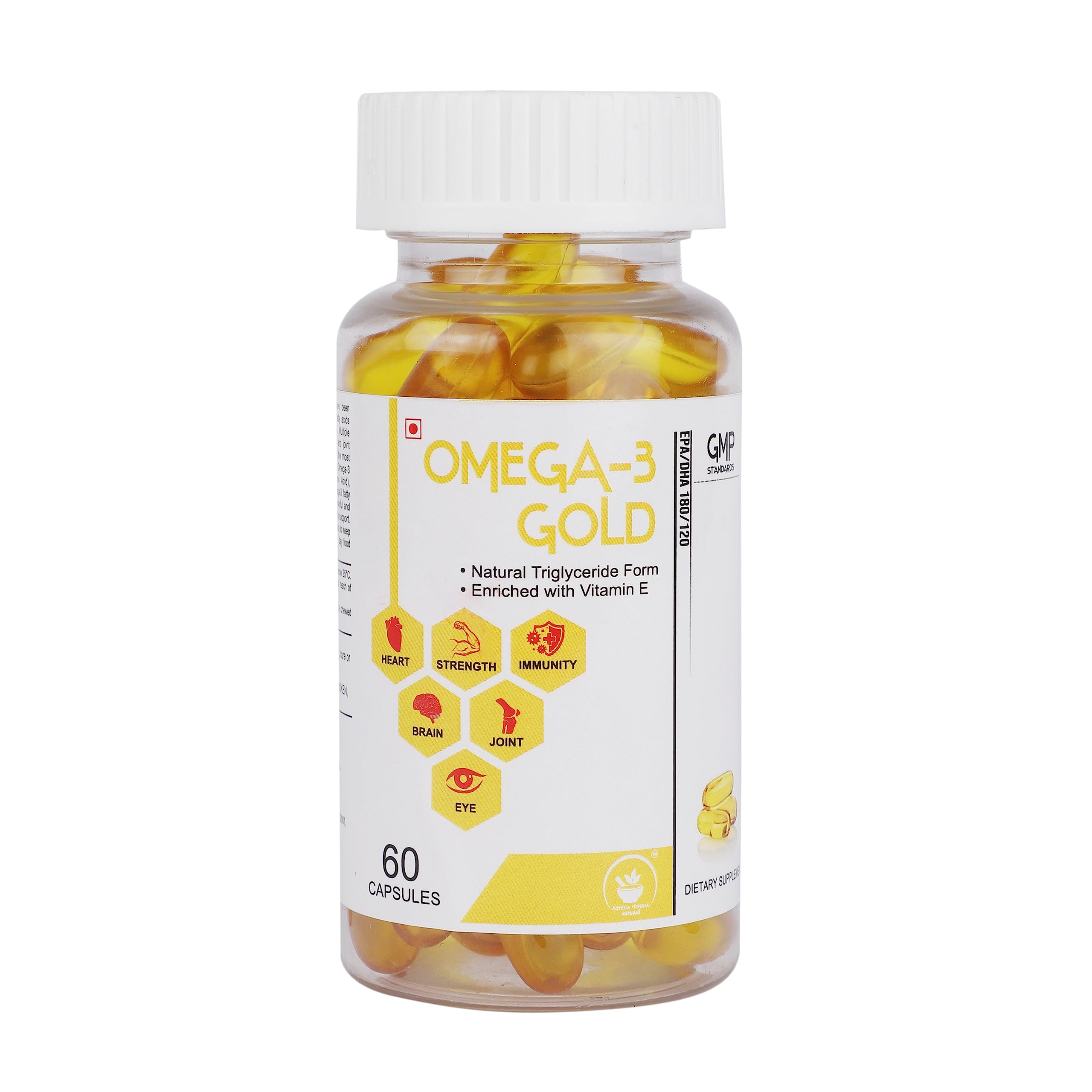 OMEGA-3 GOLD Omega 3 Fish Oil - Omega 3 Supplement | Triple Strength | Vitamin D - Fish Oil Softgels for Men and Women EPA DHA for Heart, Joints & Brain Health (Pack of 1) (B0CBFG314T) Amazon Price History, Amazon Price Tracker