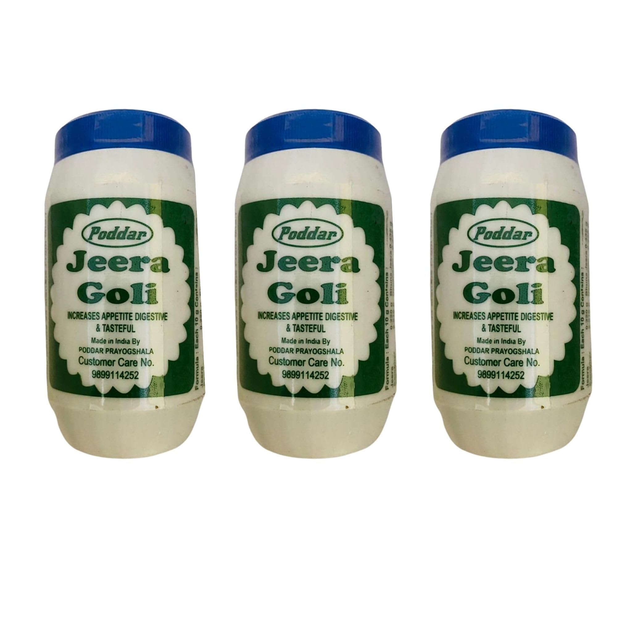 Poddar Jeera Goli 100 gm, Pack of 3