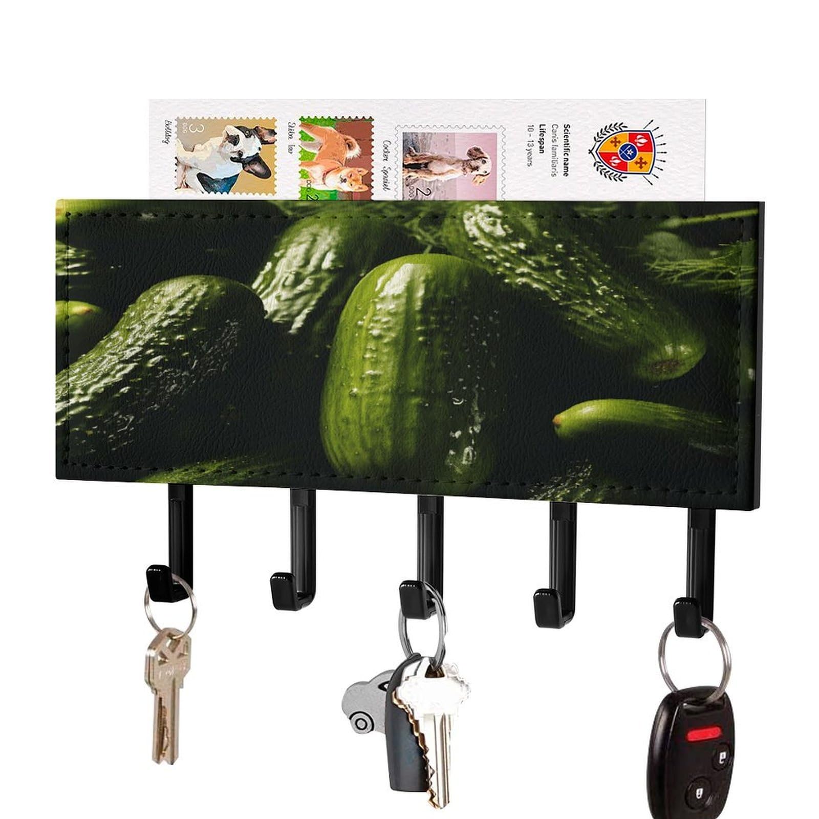 Soporte para llaves de pared de fácil instalación organizador de correo