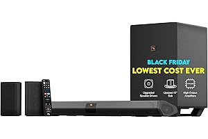 Shockwafe Pro Bluetooth 7.1.4 Channel Soundbar with Dolby Atmos/DTS:X