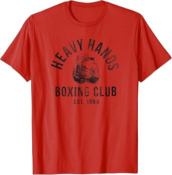 Trendy Heavy Hands Boxing Club Logo T-Shirt