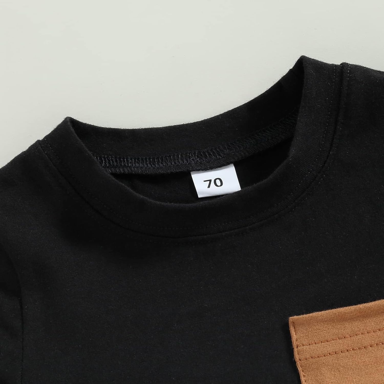 fhutpw Baby Toddler Boy Clothes Summer Outfits 6 12 18 24 Months Patchwork Short Sleeve T Shirt & Shorts Sets with Pockets - Image 4