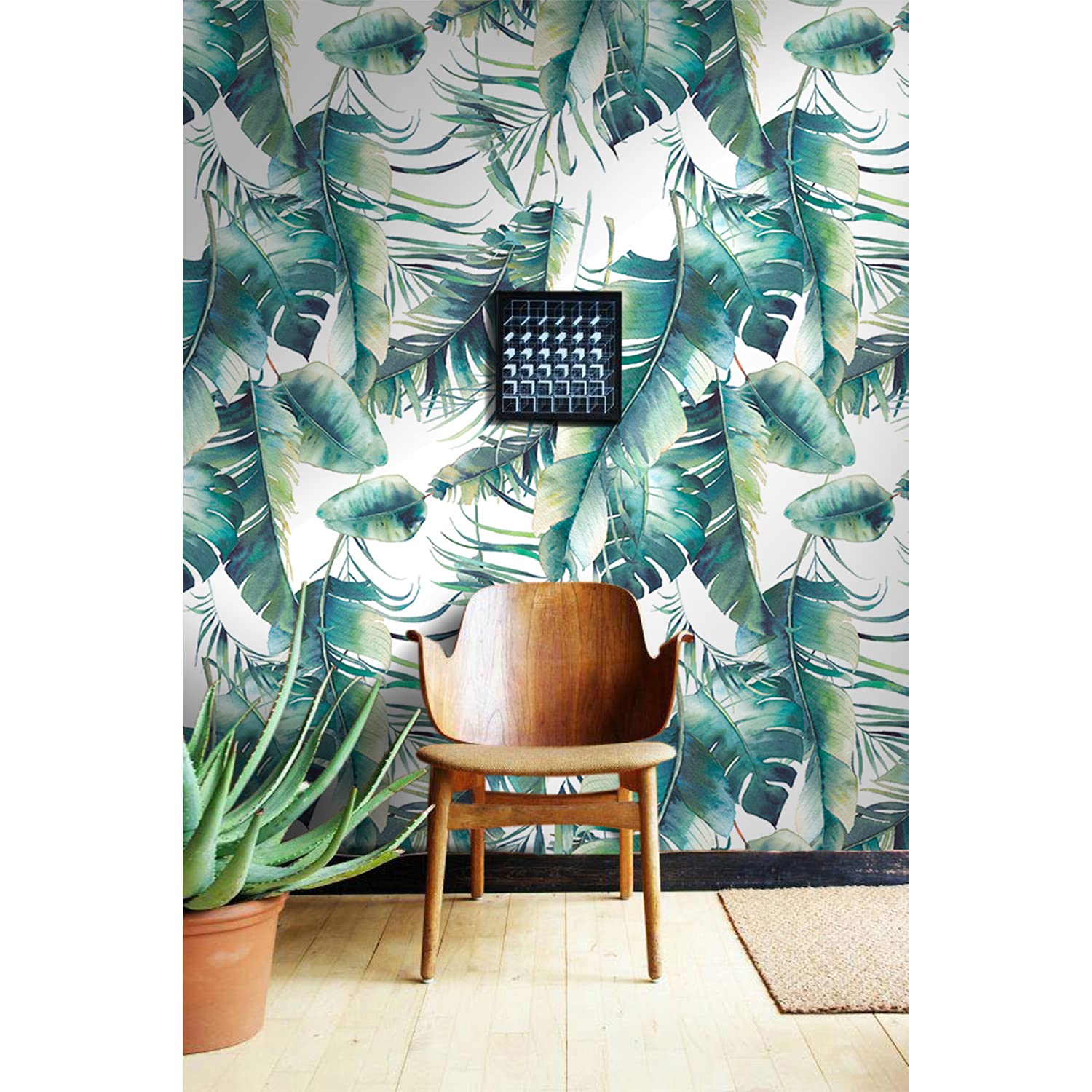 Papier peint intissé 208x146cm Muralo grand format feuilles d'explosion décoration murale salon