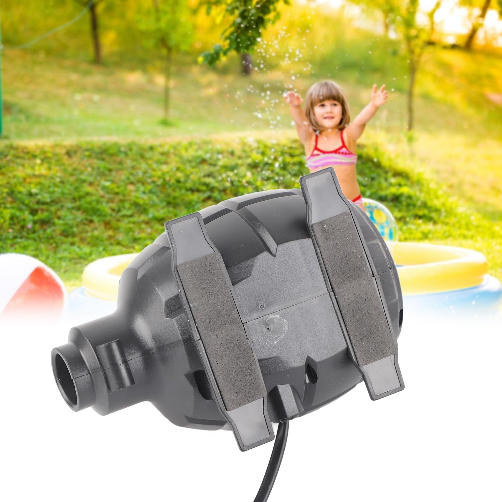 Pompe à Air électrique pour Gonflables 600W Pompe à Air Haute Pression 17000pa Multifonction Adaptée aux Matelas (Réglementation européenne (AC 220-240V))
