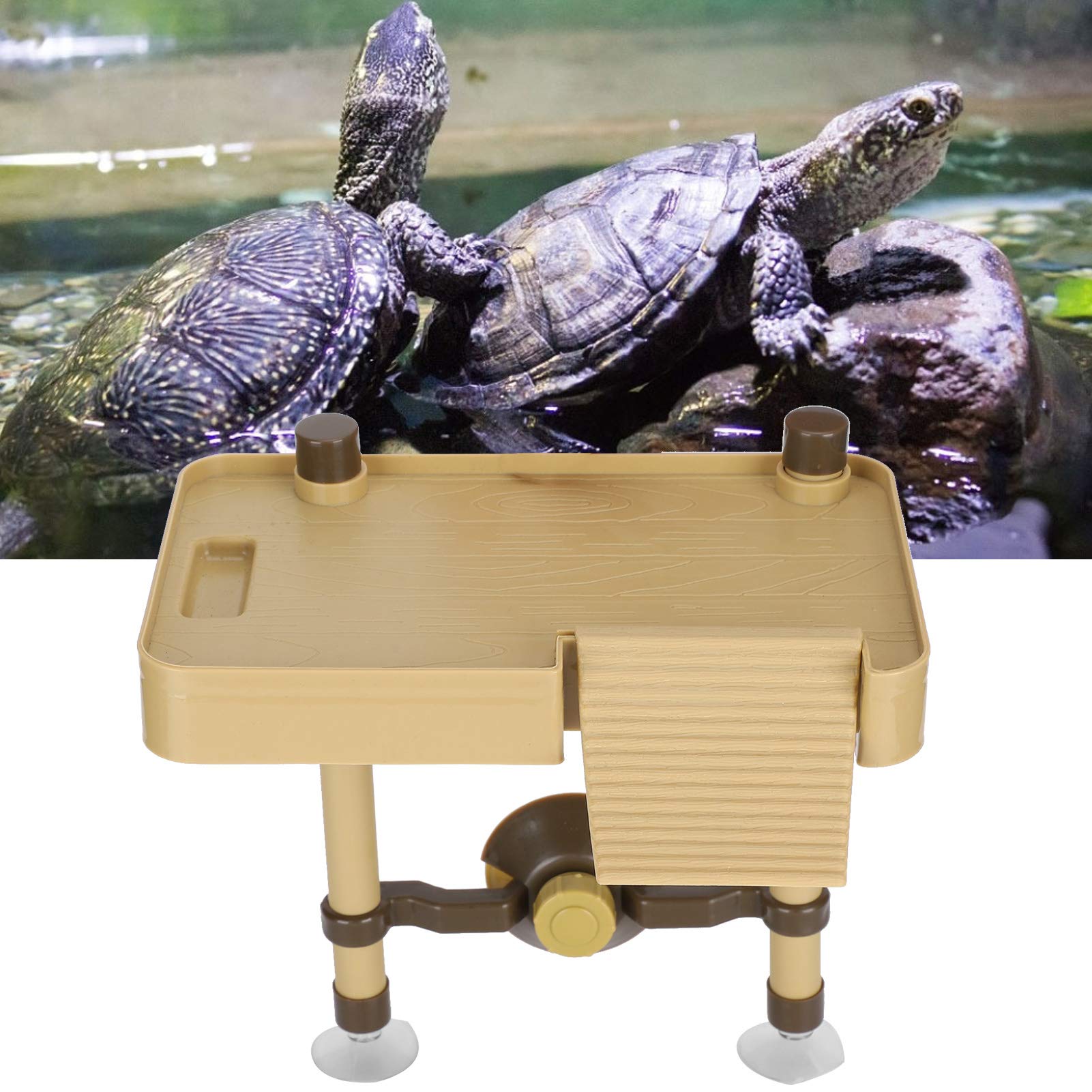 Floating Reptile Dock With Ladder For Aquarium Turtle Floating Basking ...