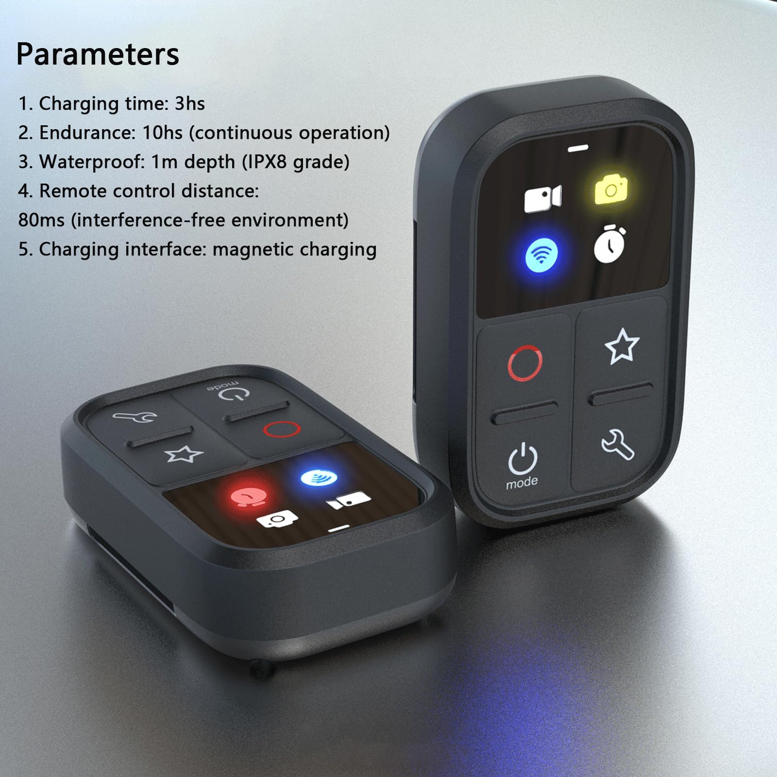 TELESIN Waterproof Smart Remote Control Control For GoPro Hero