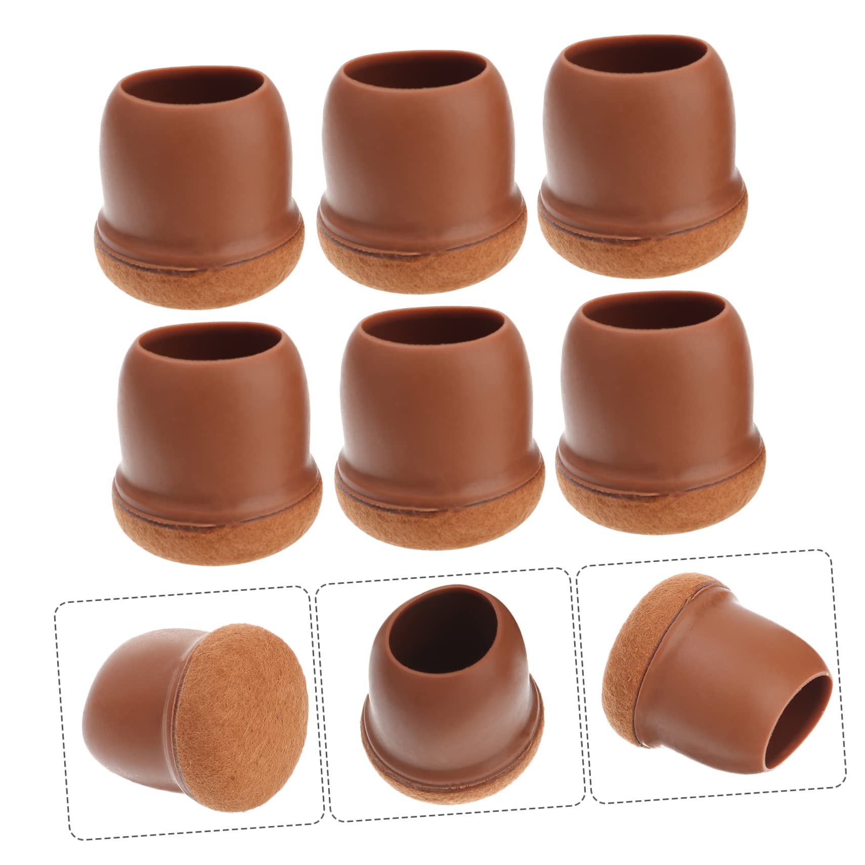 BESTonZON 32piezas Protector De Patas De Mueble De Fieltro De Fundas para Patas De Sillas y Mesas y Resistentes Antideslizantes y Silenciosas para Protección De y Muebles
