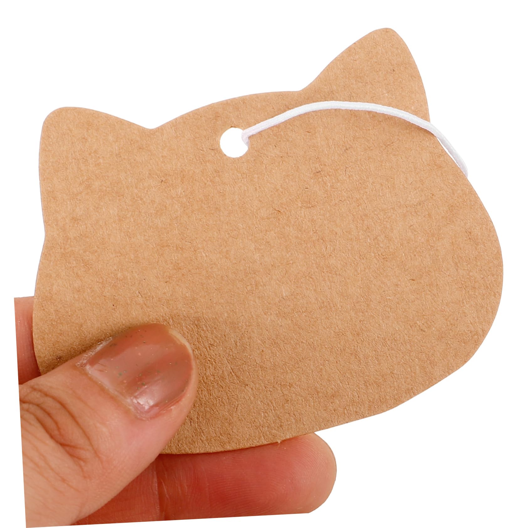 SOLUSTRE 400stücke Kraftpapier Preisetiketten Mit Elastischer Schnur Beschreibbare Preisschilder Für Für -informationen Und Geschenkanhänger