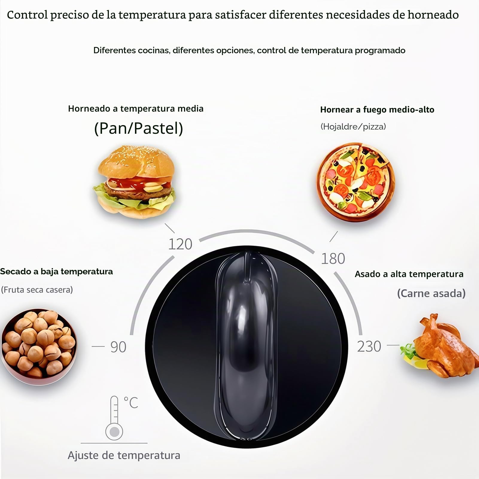 Estación de desayuno 3-en-1 Cytbek con cafetera, horno tostador y plancha, negro