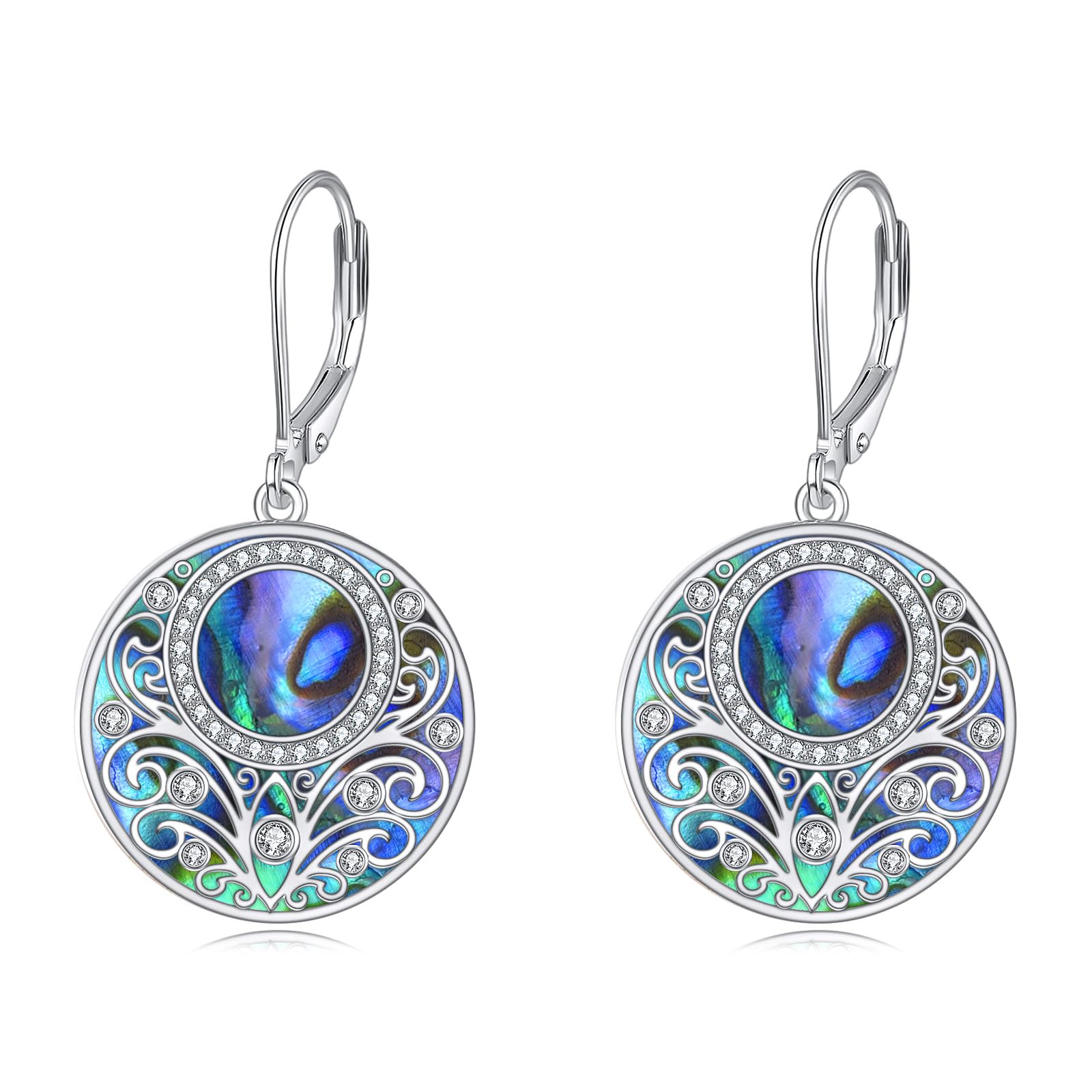 Teardrop Earrings Sterling Silver Filigree Irish Celtic Teardrop Drop Earrings Jewelry Gifts For Women