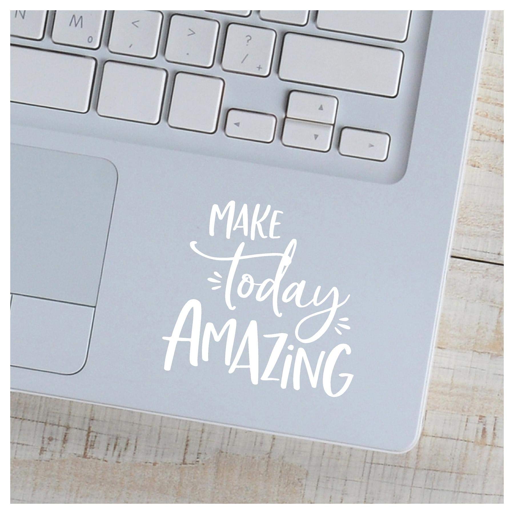 Make Today Amazing Motivational Vinyl Lettering Wall Decal Sticker (3.5