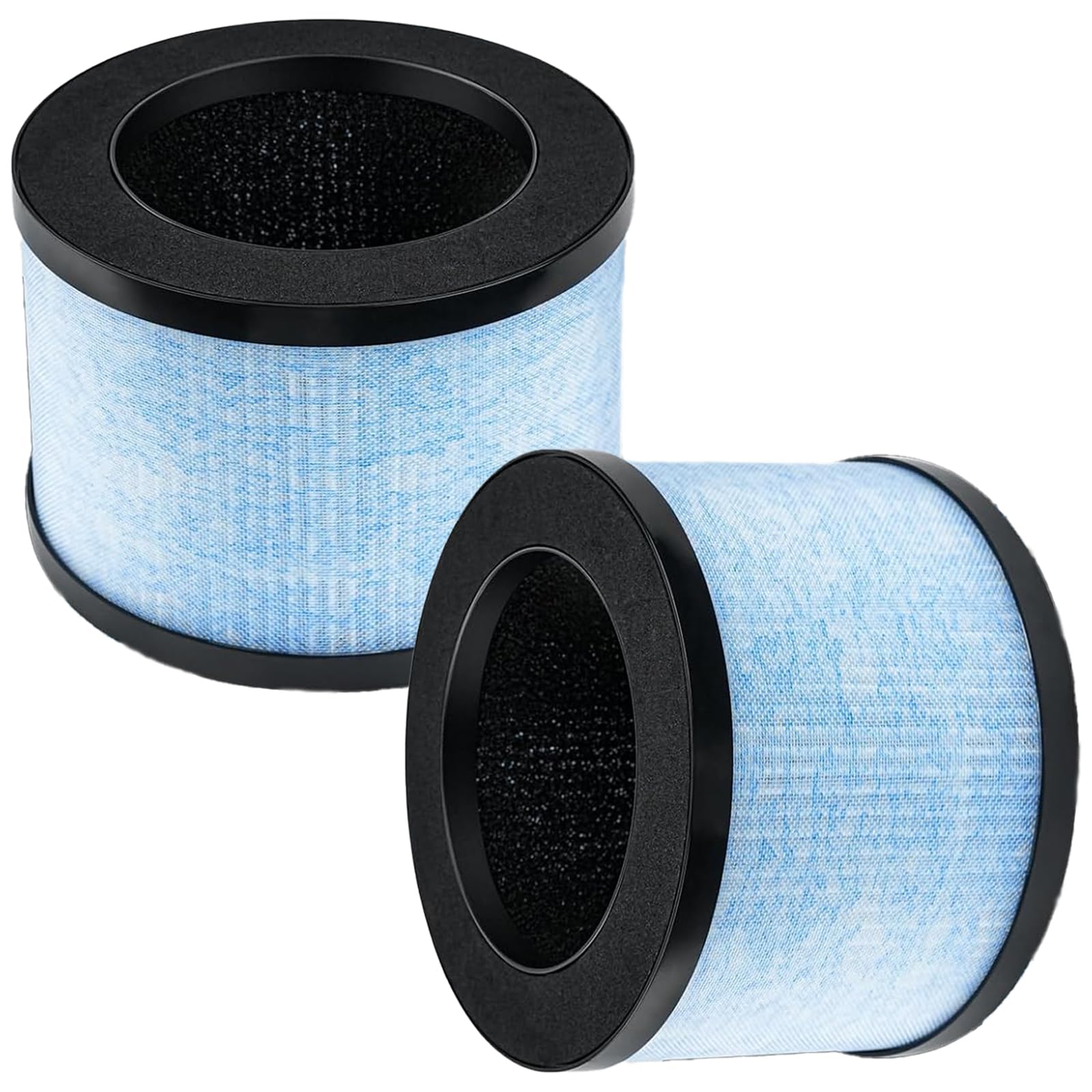 Filtro di ricambio per depuratore d'aria CONOPU DH-JH01 & DH-JH06, 3 in 1, H13 True Hepa con carbone attivo ad alta efficienza e prefiltro di ricambio (2 pezzi)