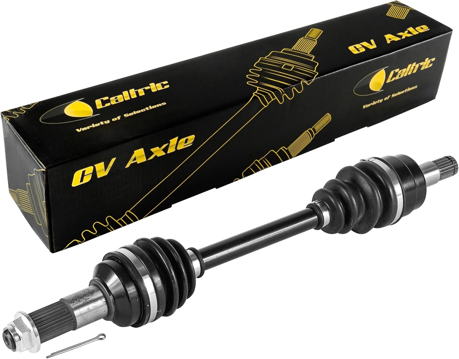 Caltric Front Right Complete Cv Joint Axle Compatible with Yamaha Grizzly 660 Yfm660F 4X4 2003 2004 2005 2006 2007 2008