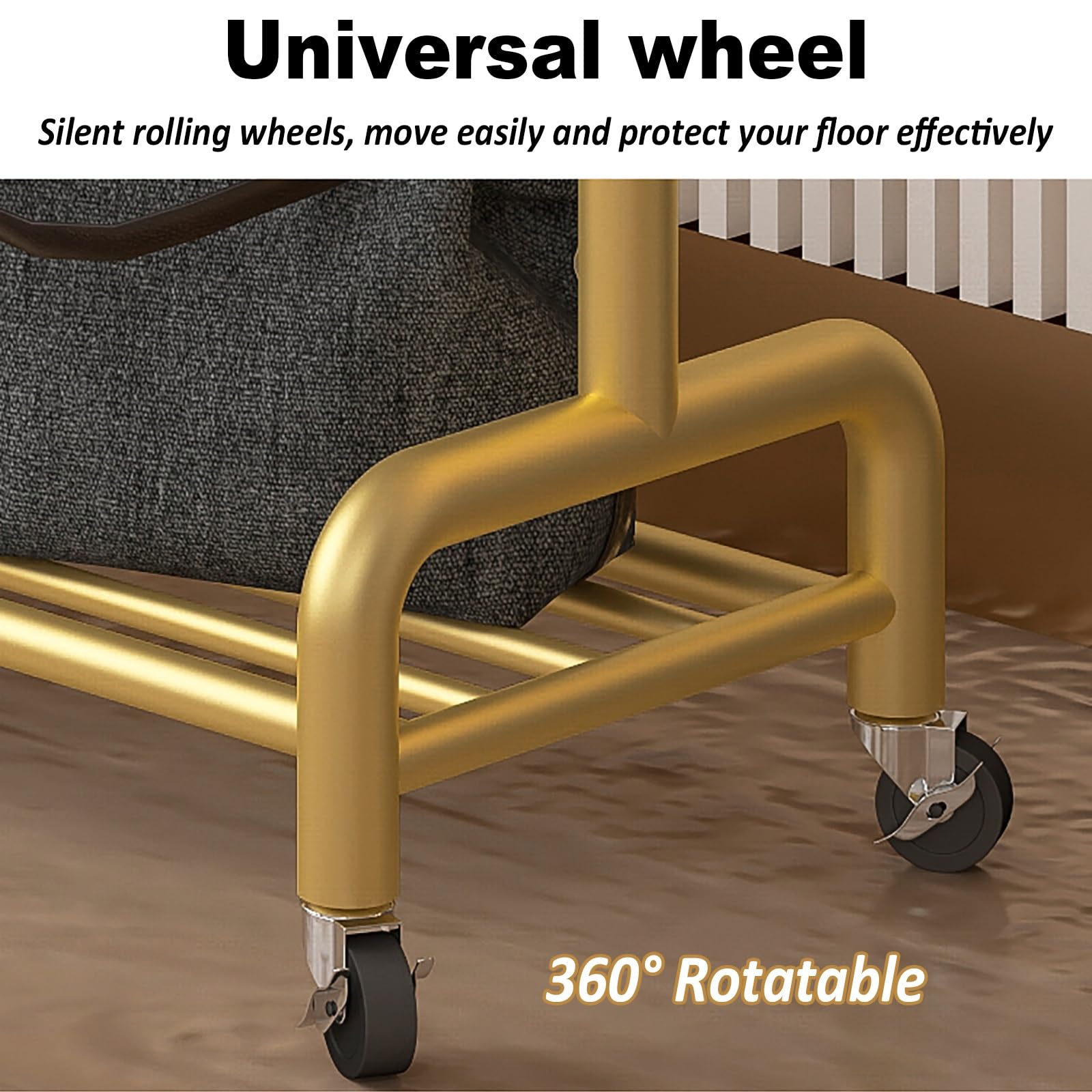 Kleiderständer mit Rollen, Metall, Kleiderständer mit Ablage, 80 cm, tragbarer Kleiderständer für Zuhause und Büro