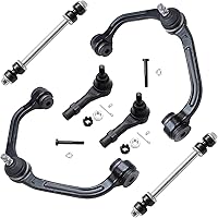 Vista 40 de Detroit Axle - Kit de suspensión delantera RWD para Chrysler 300 Dodge Challenger Charger Magnum, brazos de control superior con barras