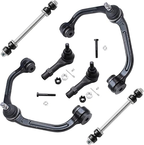 Miniatura 42 de Detroit Axle - Kit de brazos de control AWD para cargador Chrysler 300 Dodge Challenger Magnum, 2 brazos de control superiores delanteros con rótula