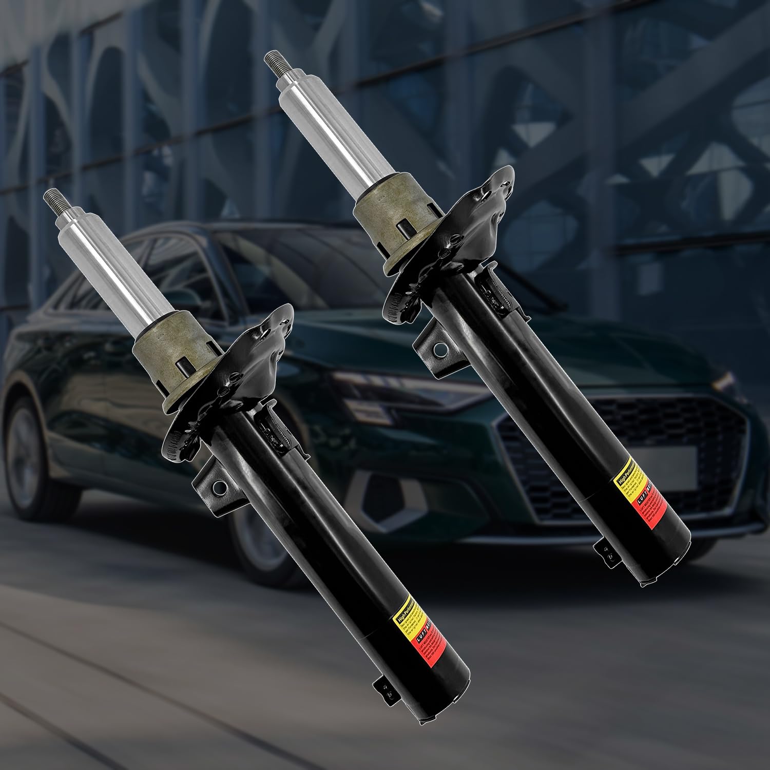 LUFT MEISTAR 8V0413029 Front Shock Absorber Pair w/Magnetic