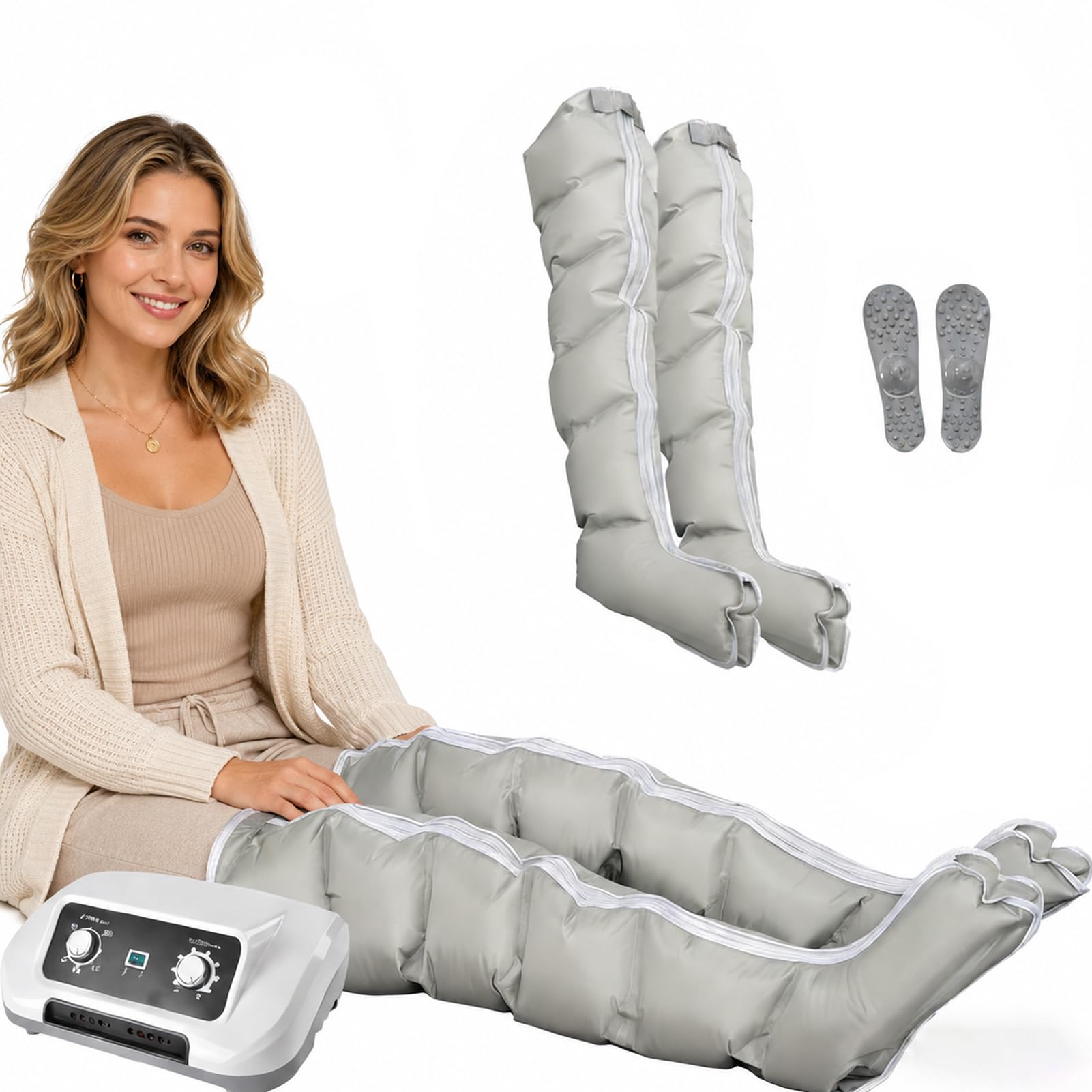 Buty PressotheRapie, L/XL, drenaż limfatyczny, przyrząd do masażu, pełny zespół, masaż i relaks, łatwe w użyciu, profesjonalna wydajność
