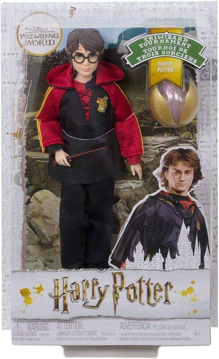 Mattel Harry Potter Collectible Triwizard Tournament Doll, 10.5-inch with Wand and Golden Egg Accessory