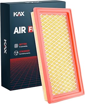 KAX Engine Air Filter, CA11215 Replacement for Versa 2012-2019, Micra 2015-2019, Versa Note 2014-2019 Advanced Air Filter Media, Increased Acceleration