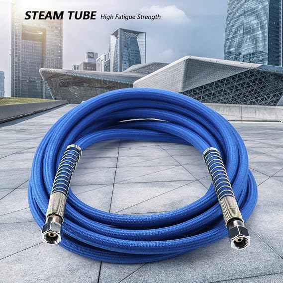 5m Iron Silicone Rubber Steam Hose, Hard Wearing Flexible Steam Irons Steam Hose, 4MPa Boilers High Pressure Steam Hose for All Steam Irons