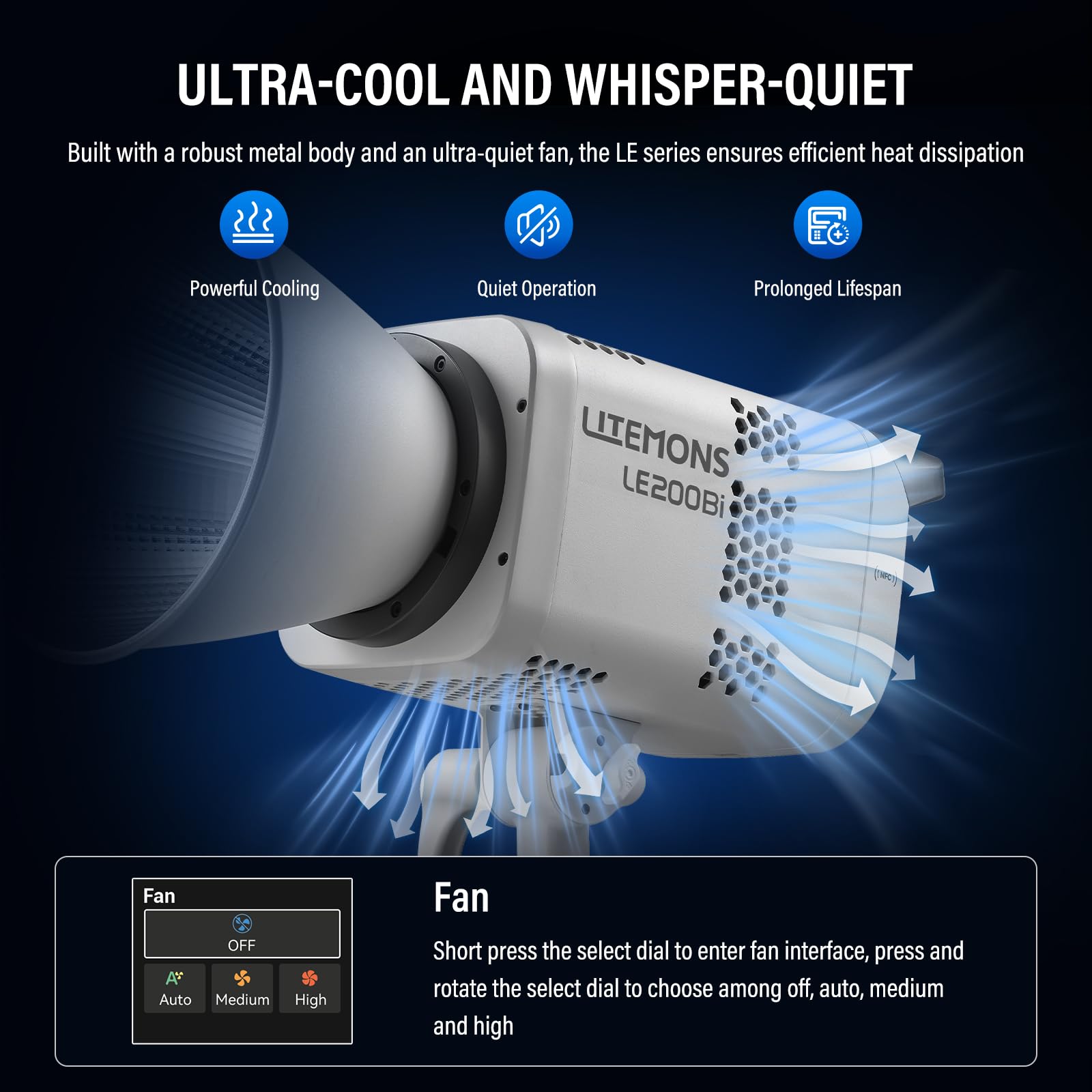 Godox Litemons LE200Bi LE200 Bi ciągłe światło LED Video Light 220 W 2800K
