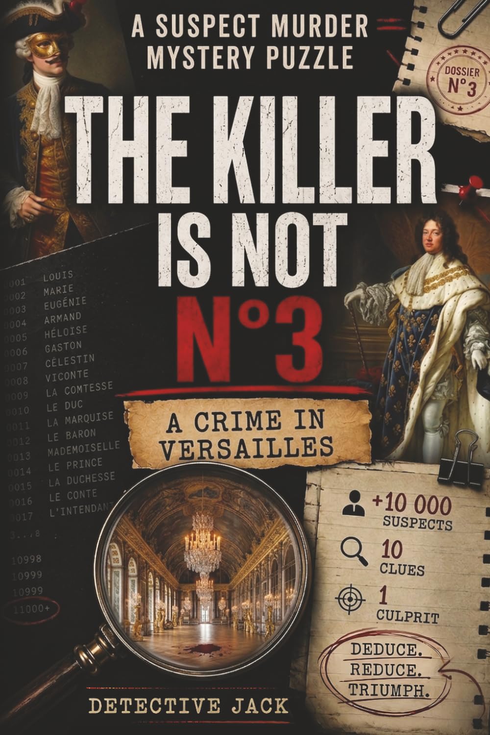 The Killer Is Not n°3 | A Crime In Versailles: A High Society Mystery | +10 000 suspects, 10 clues, 1 culprit | Deduce. Reduce. Triumph. (Detective Jack’s Investigations)